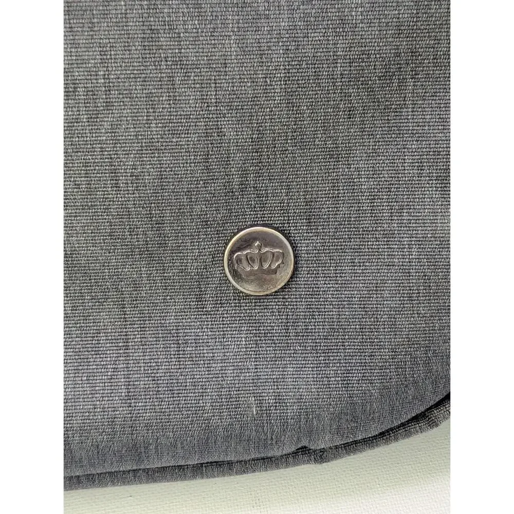 PKG Canada Laptop Messenger Bag Gray Tan Briefcase Shoulder Strap Travel Work
